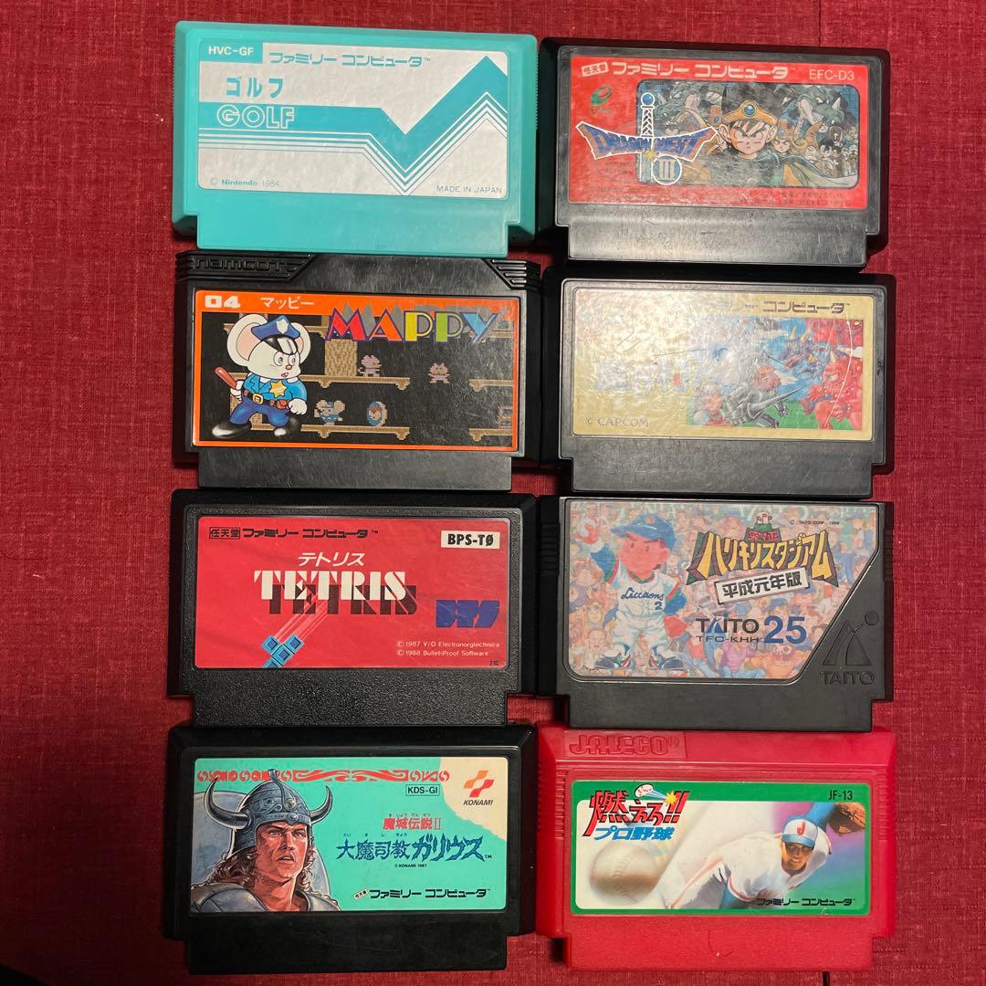 ファミコンソフト8本セット②⑥動作未確認のジャンク品 - メルカリ