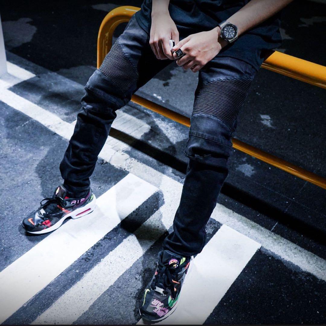 アンチビクスク バイカーデニム 34インチ - メルカリ