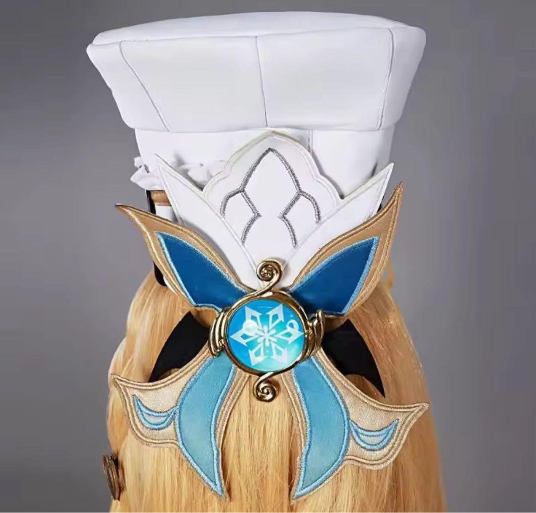 エスコフィエ コスプレ 原神 Sサイズ 靴 ウィッグ 小道具 フルセット