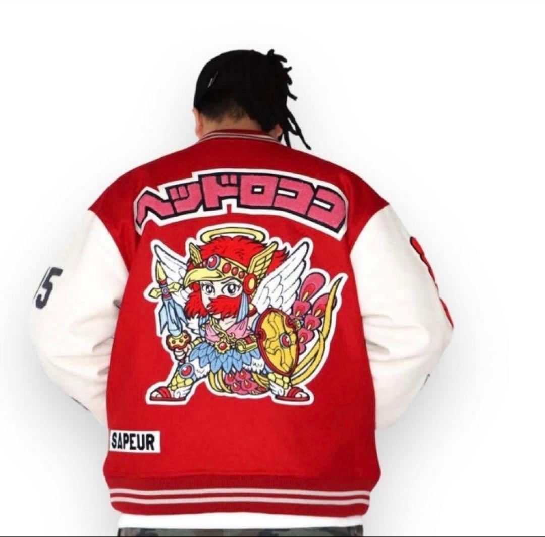 SAPEur サプール ビックリマン スタジャン 赤XXL 新品 - メルカリ