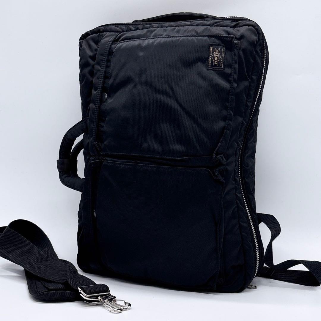 ポーター タンカー 3way ビジネスバッグ リュック ショルダーバッグ TANKER(タンカー) 3WAY DOCUMENT BAG W zip | 吉田カバンホームページ