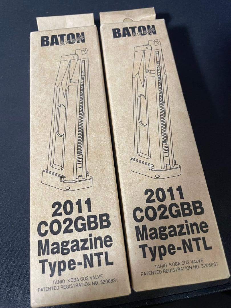 新品 BATON Airsoft 2011 Co2 マガジン NTL ハイキャパ BATON airsoft 2011 CO2 マガジン Type-NTL | マガジン,ハンドガン用