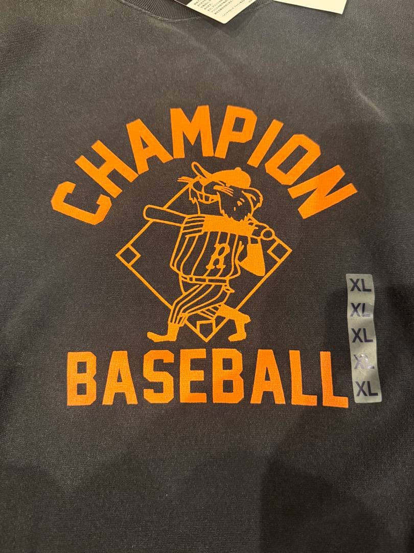 新品】Champion リバースウィーブ XL 黒 - メルカリ