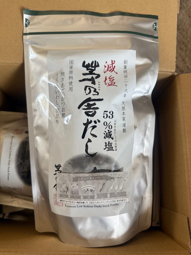 久原本家 減塩 茅乃舎だし 8g × 27袋4個 Amazon.co.jp: 久原本家 減塩 茅乃舎だし 8g×27袋入 【2個パック