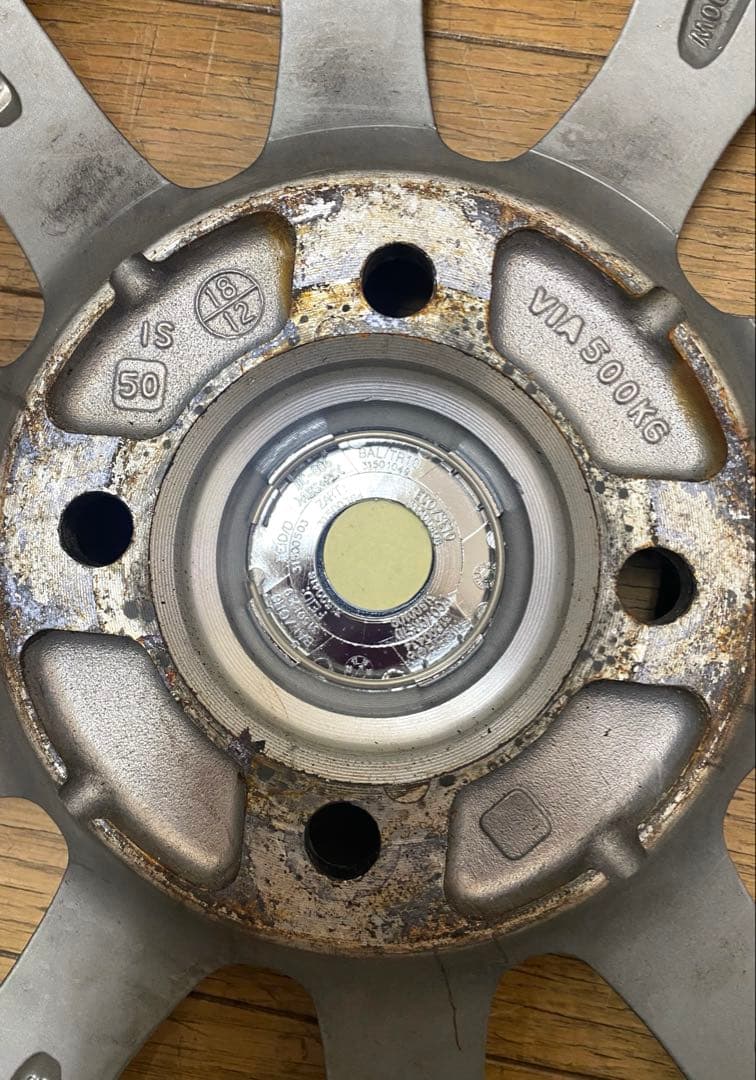 アルミホイール ブリヂストン バルミナ 15インチ 5.5J オフセット50