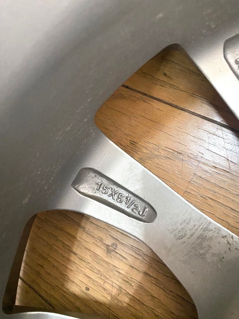 アルミホイール ブリヂストン バルミナ 15インチ 5.5J オフセット50