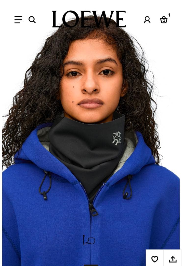 LOEWE×onロエベ×オン ネックウォーマー マフラージャージ