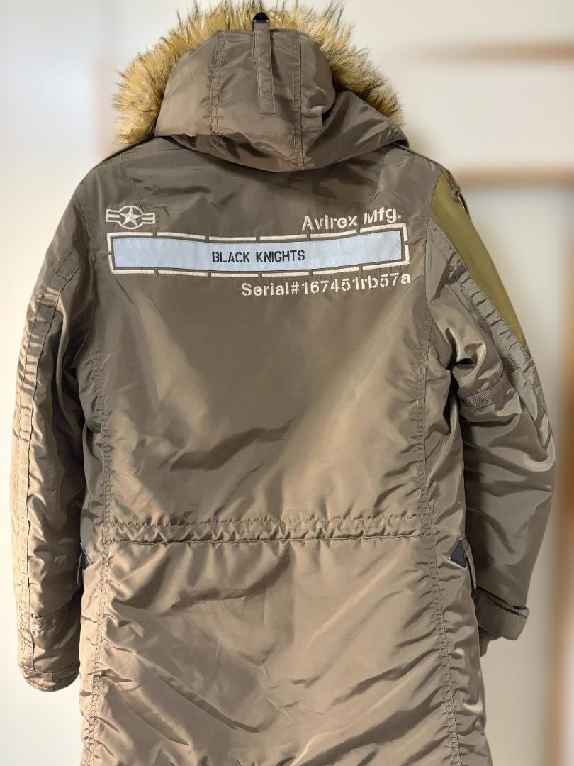 希少】AVIREX N-3B BLACK KNIGHTS 冬本番の主役コート - メルカリ