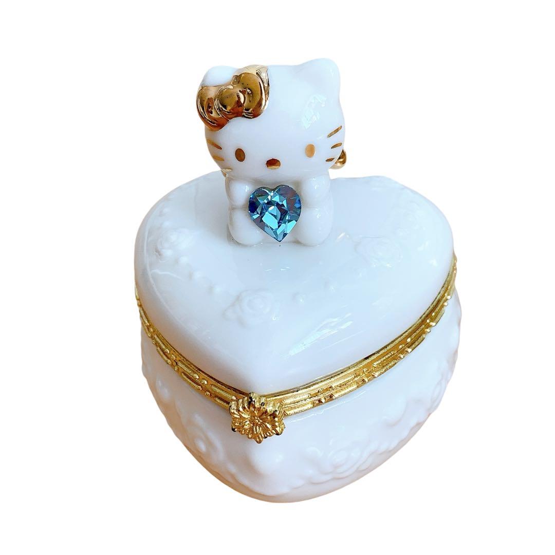 megcari 様専用】キティとミミィ エンジェル 陶器のアクセサリーケース