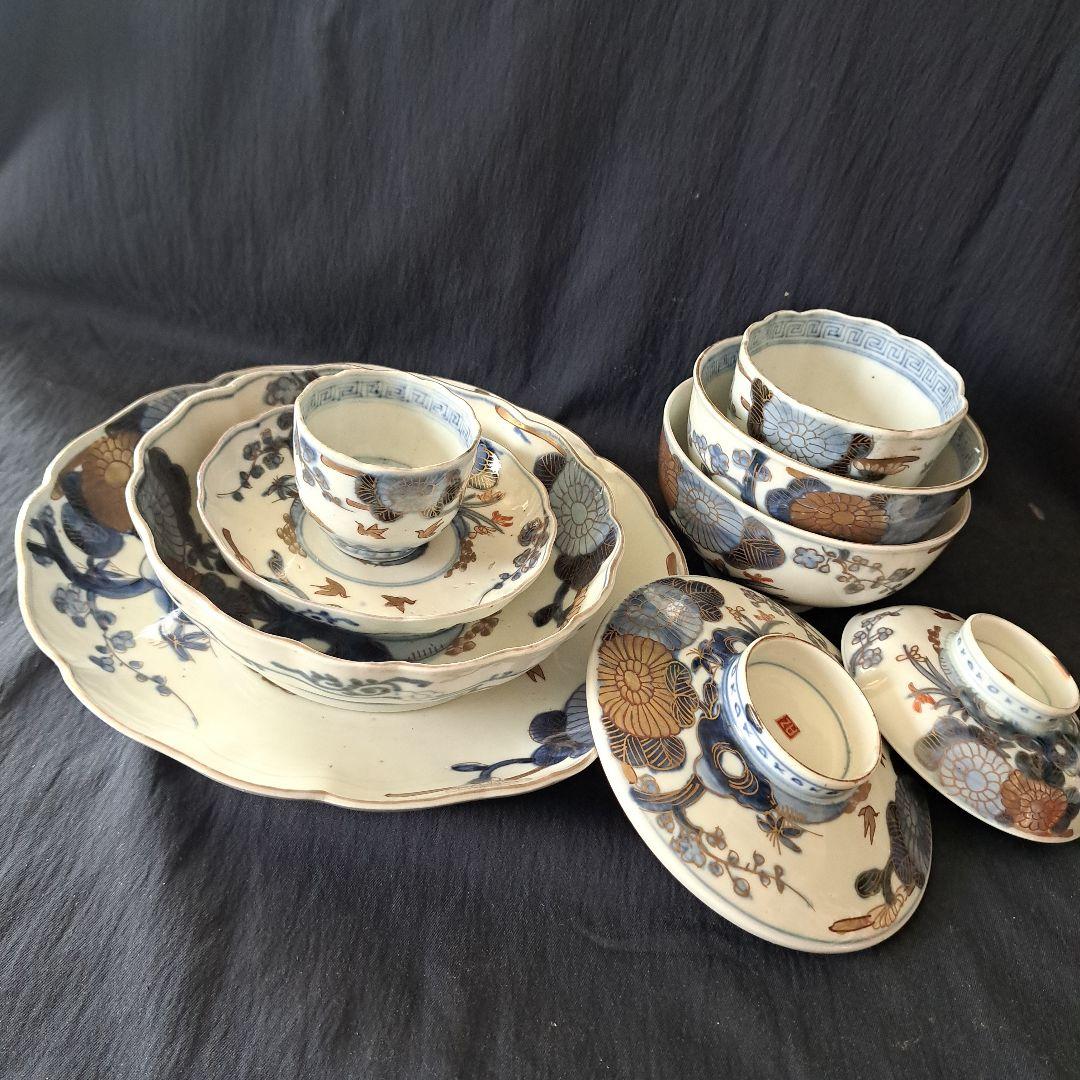 ご成約者様専用」です。 古伊万里色絵金彩皿 7種類1セット 骨董