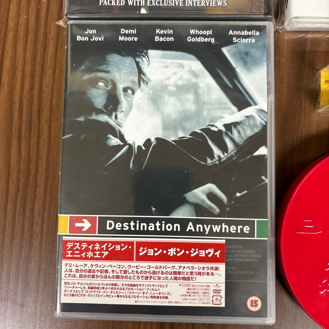 新品未使用品　ボンジョビ　DVD&CD&ミニカー&マウスマット