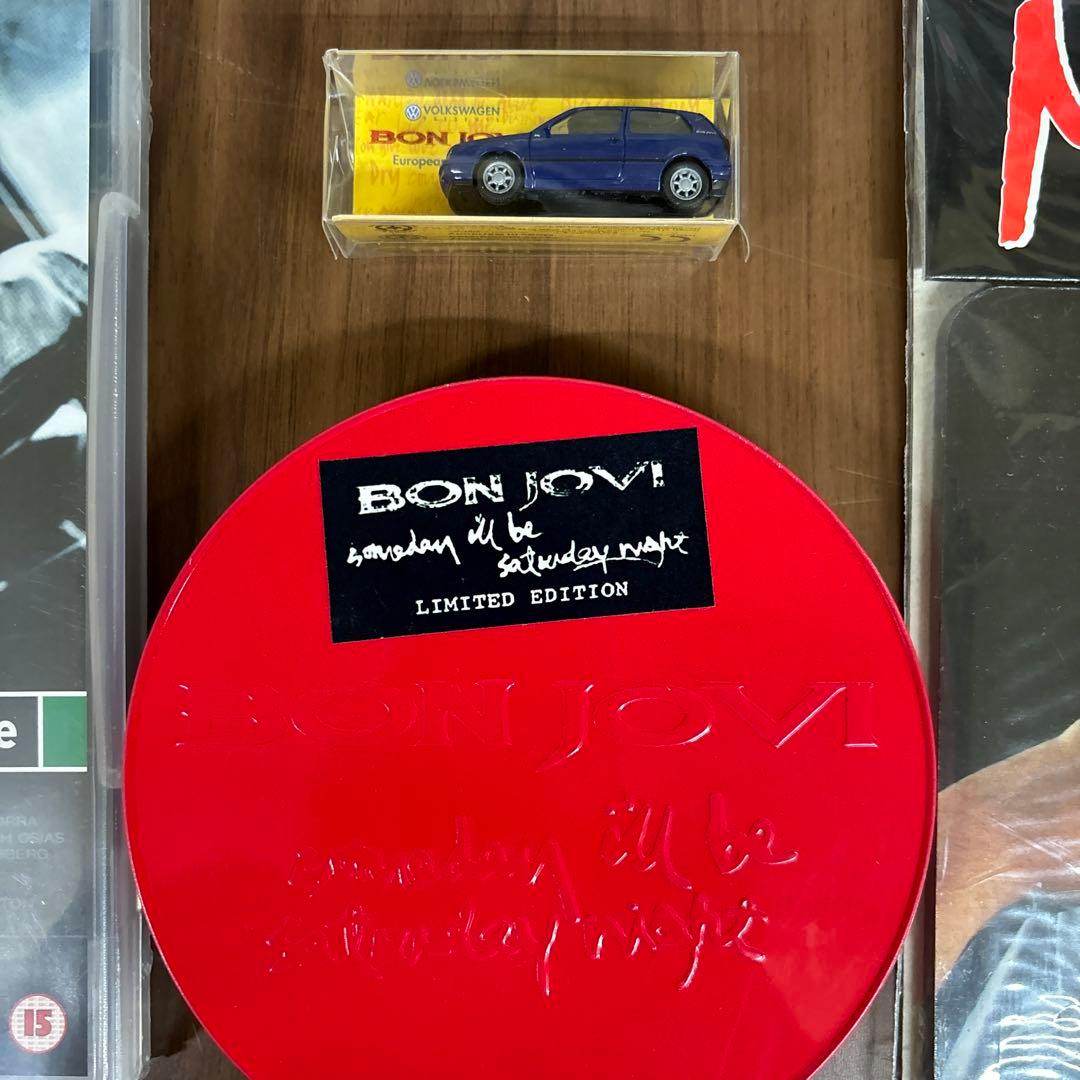 新品未使用品　ボンジョビ　DVD&CD&ミニカー&マウスマット