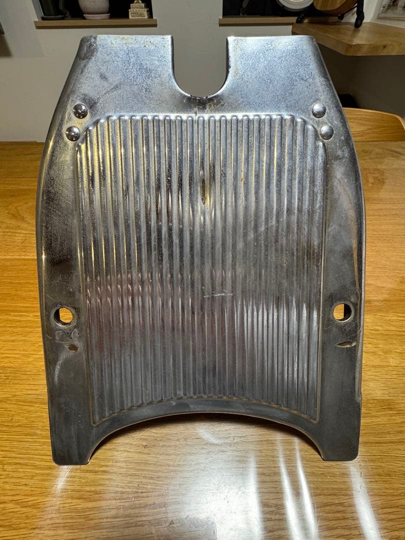 ハーレー　ショベルヘッド　FLH シート下　フレームカバー OEM Harley Panhead FLH Shovelhead Under Seat Frame Battery Ribbed