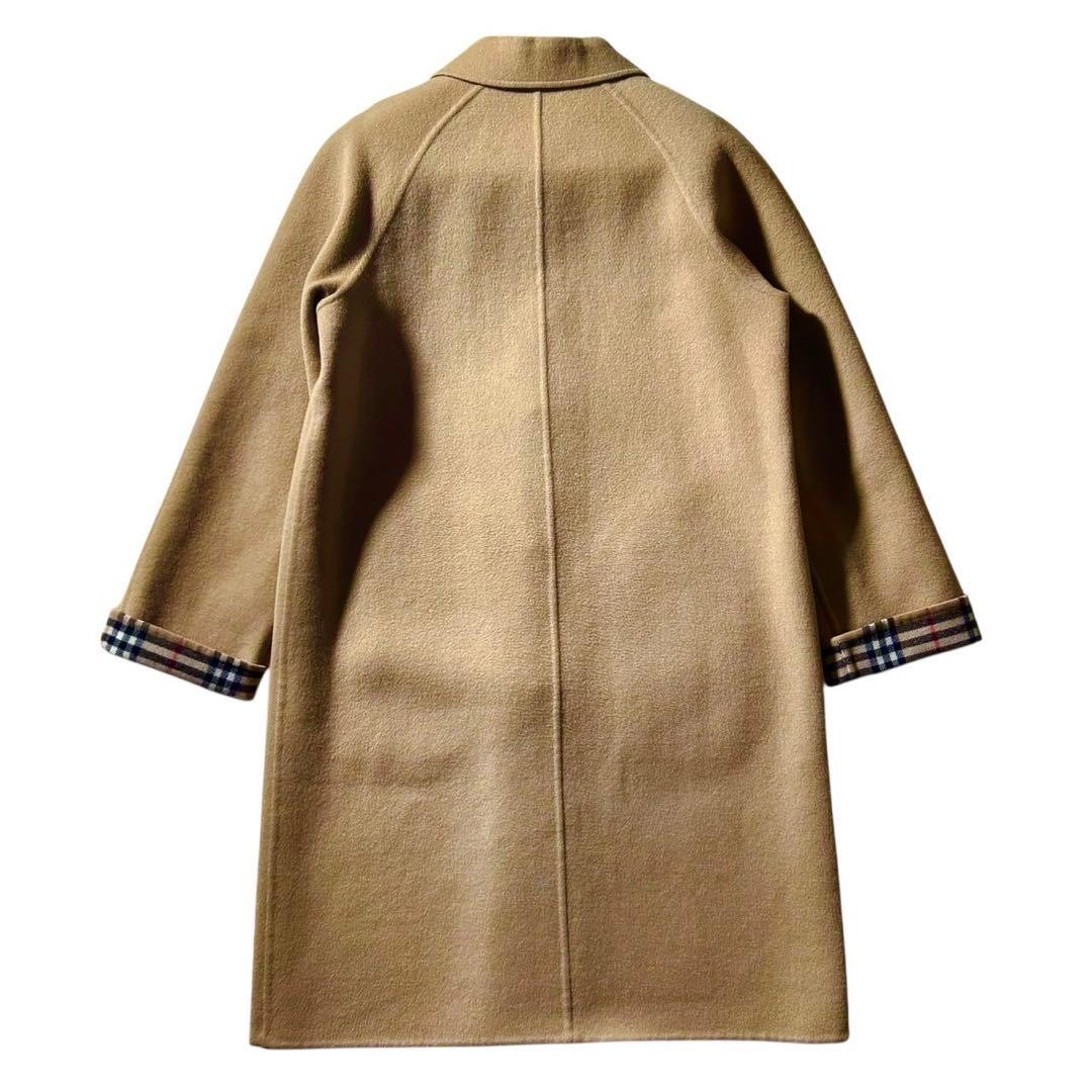 美品✨バーバリー カシミヤ ダブルフェイス ノバチェック コート 40
