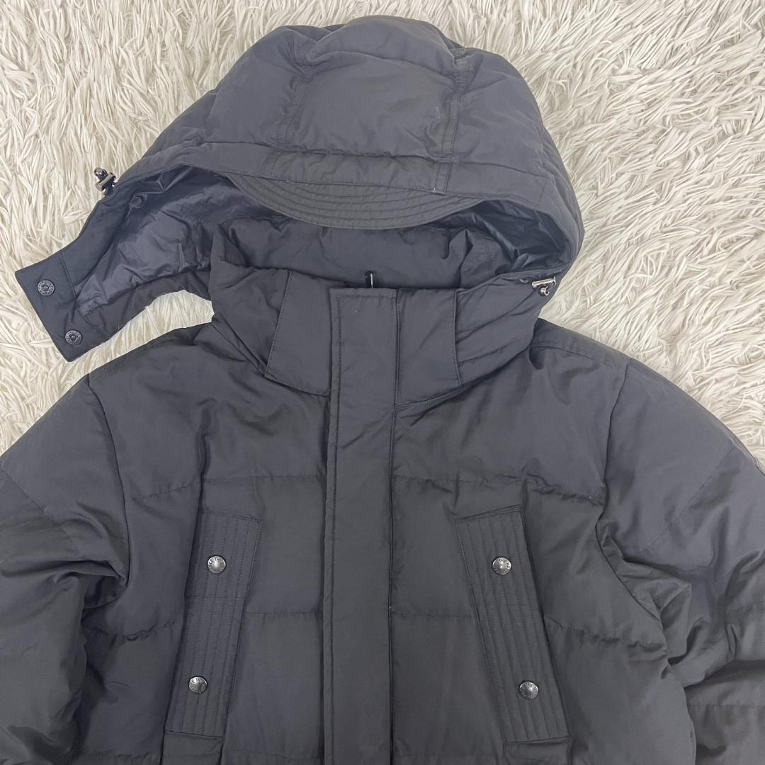 《美品》ノースフェイス ダウン モッズコート マクマード ブラック メンズ M