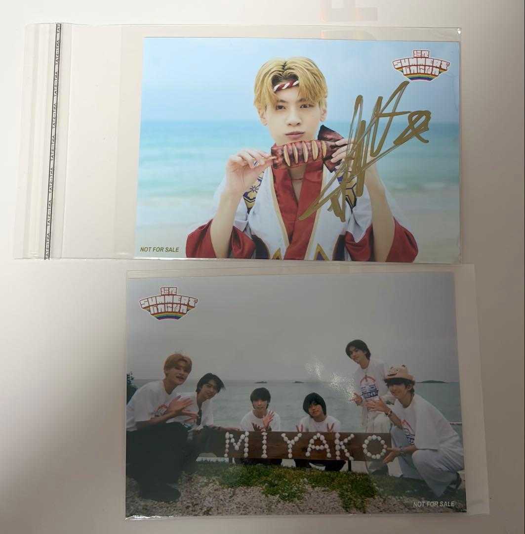 Lienel リエネル 芳賀柊斗 サイン入り生写真&集合写真 - メルカリ