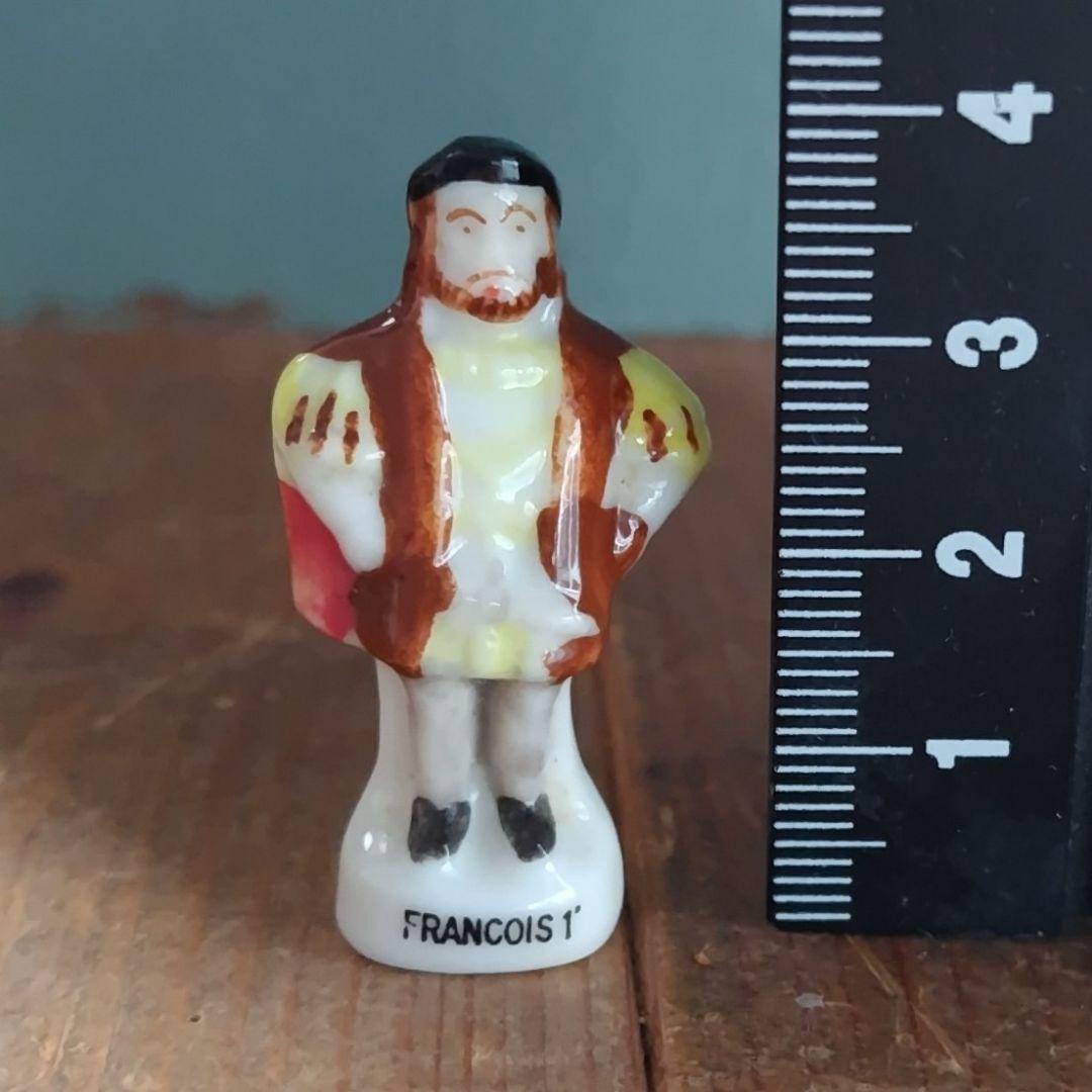 ビンテージフェーブ フランソワ1世 フランス雑貨 陶器置物ガレット