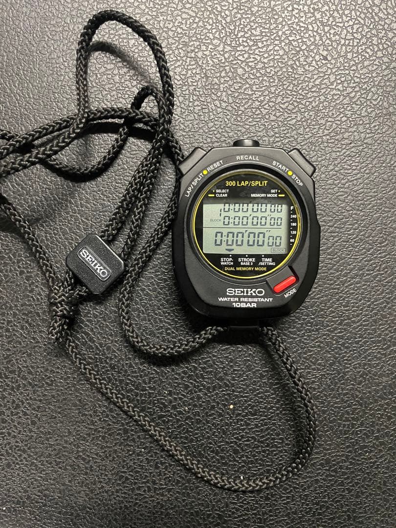 SEIKO ストップウォッチ 10BAR 防水 SEIKOスイミングマスター・ストップウォッチ (Swimming Master