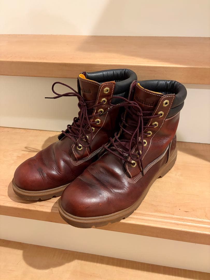 ティンバーランド　ユース6インチベーシックワークブーツ　28cm ブラウンレザー Timberland（ティンバーランド） ブーツ ORIGINALS 6 IN BOOT