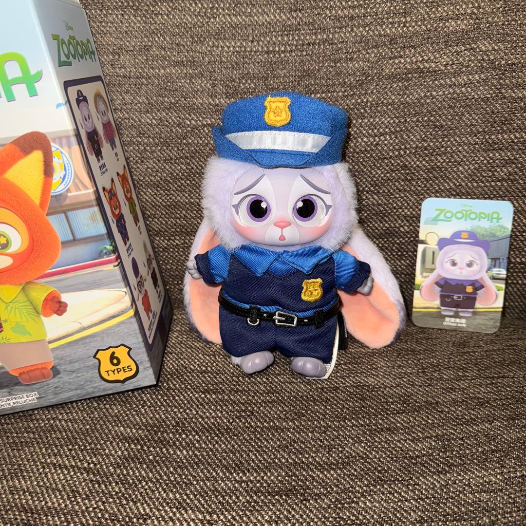 MINISO ディズニー ズートピア マスコット ジュディ ニック 2点セット