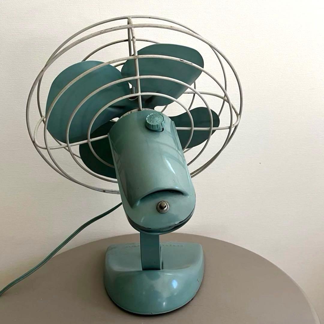 レア！GE ゼネラルエレクトリック 扇風機 アクアブルー レトロ - メルカリ