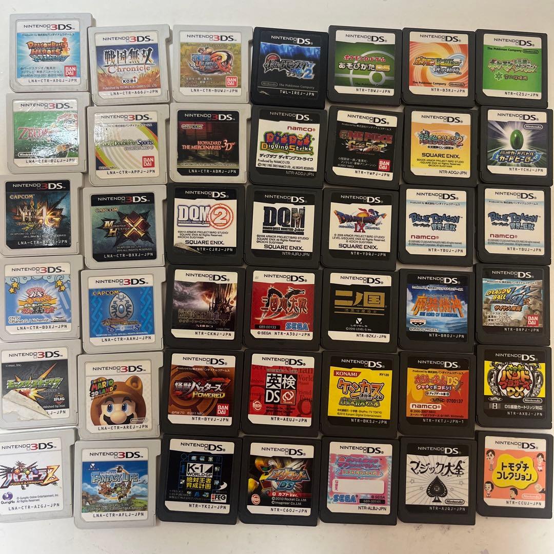 DS 3DS ソフト 42本セット まとめ売り 4本以上でバラ売り可能 - メルカリ