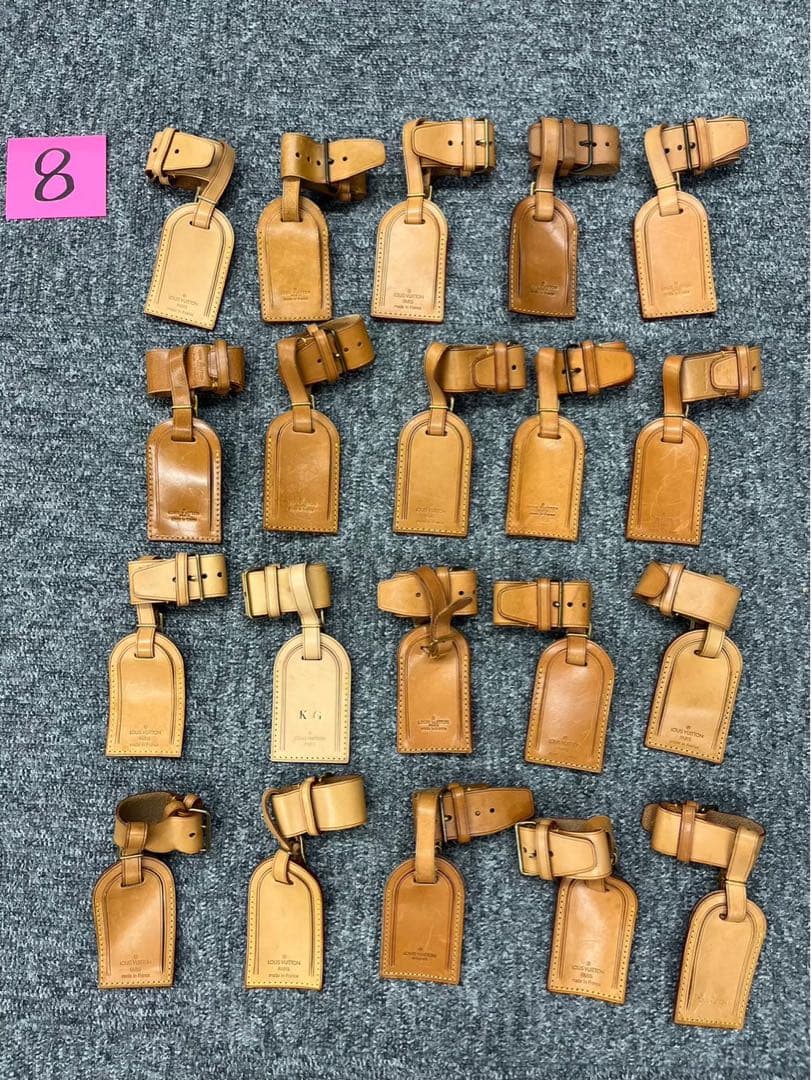 ルイヴィトン　ネームタグ　ポワニエ　20個セット LOUIS VUITTON ルイヴィトン ネームタグ ポワニエ - 中古 - なんでも