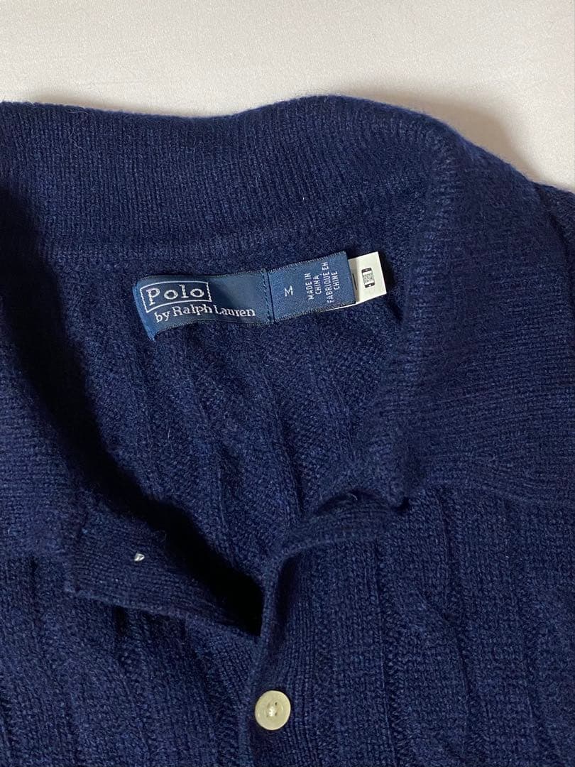 Polo by Ralph Lauren ネイビー ケーブルワンピース M - メルカリ