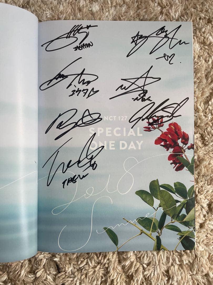 NCT127 special one day メモリアルブック直筆サイン