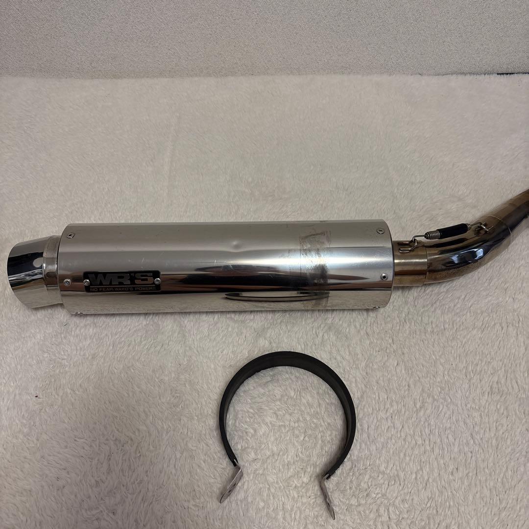 wr's ステンレス マフラー cbr250r CBR250R（14年〜） リアエキゾーストマフラー ステンレス（ラウンド