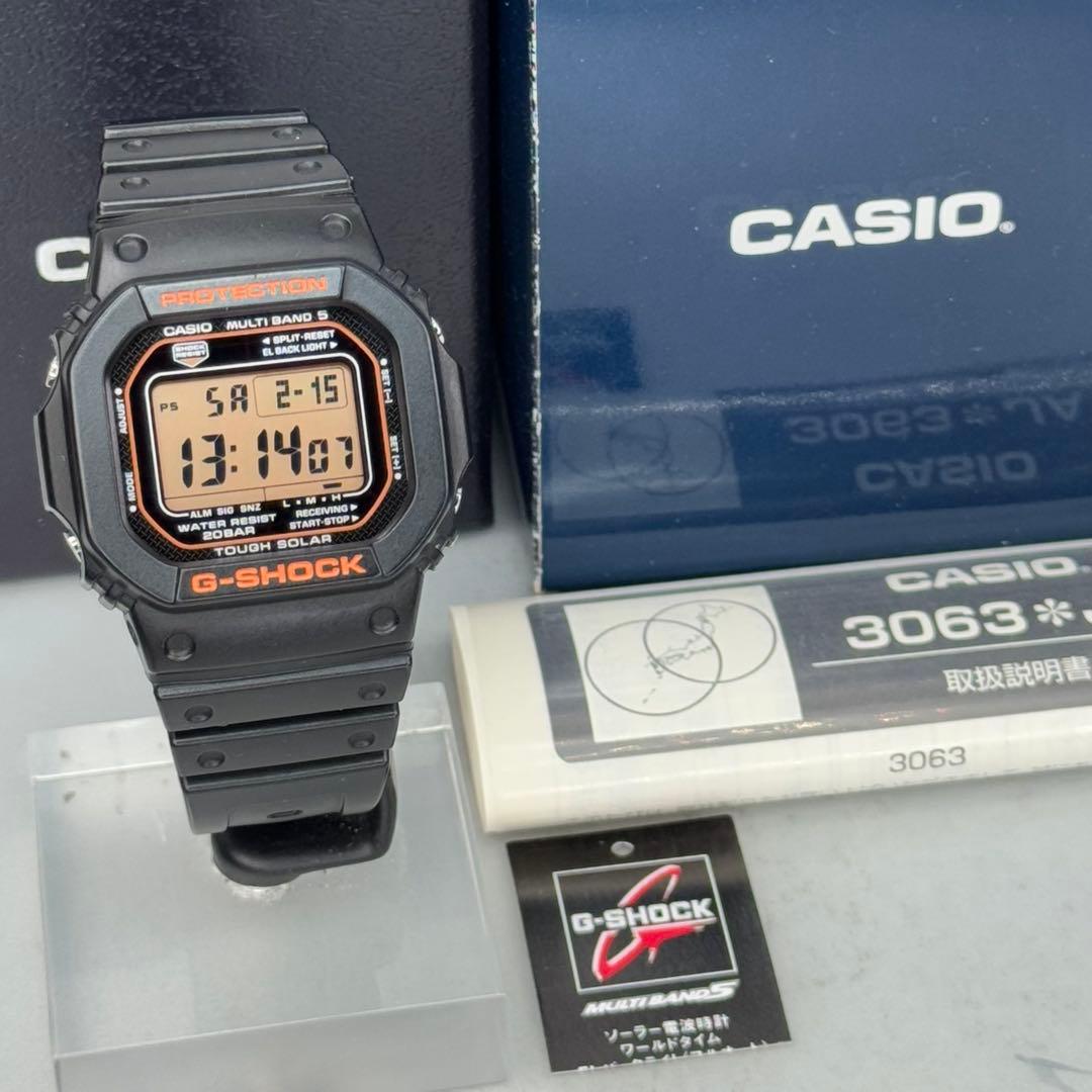 CASIO G-SHOCK GW-M5600R 箱、タグ付極美品 箱説タグ付 G-