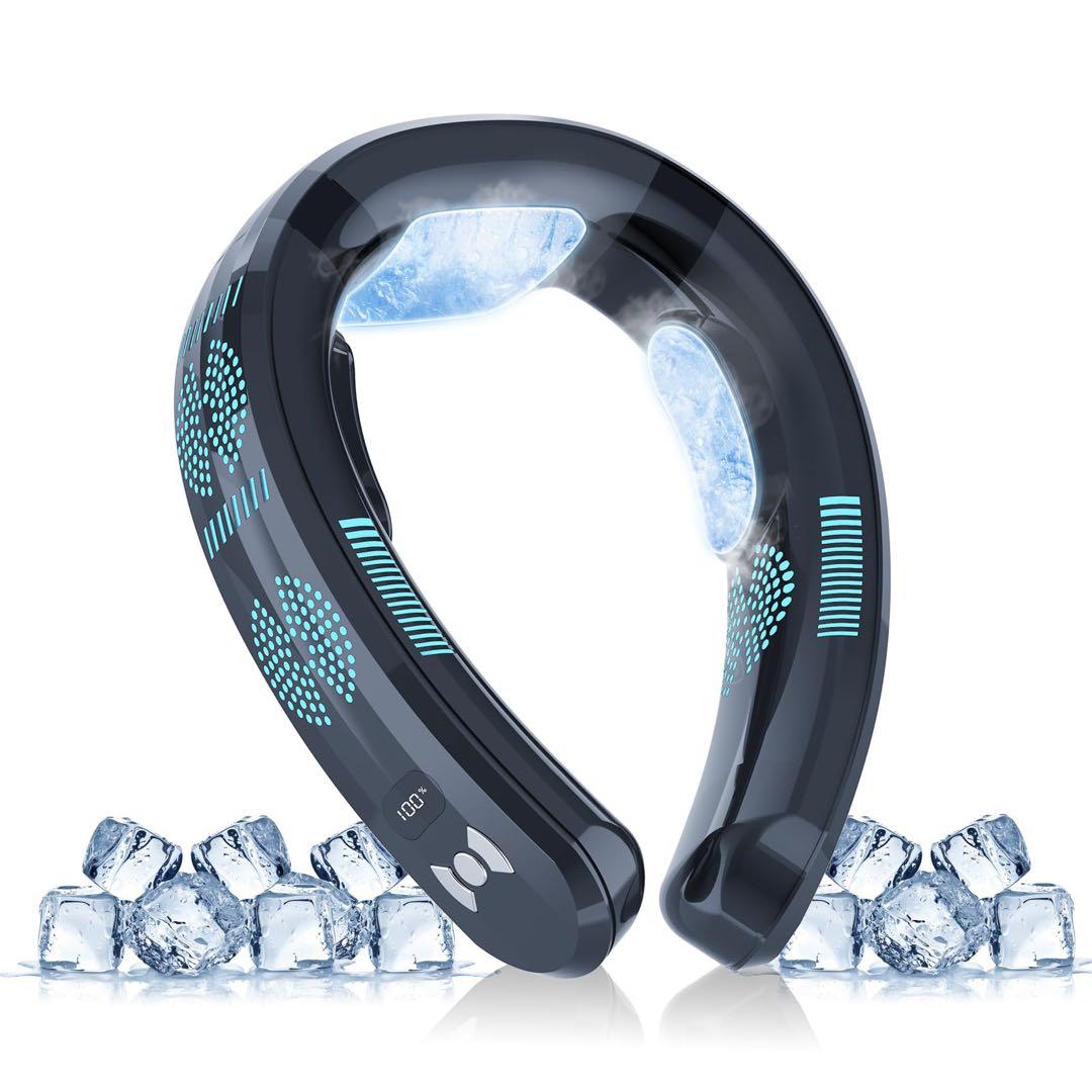 ネッククーラー　ブルー クロッツ ネッククーラー デラックス｜氷を入れる完全防水ファスナー