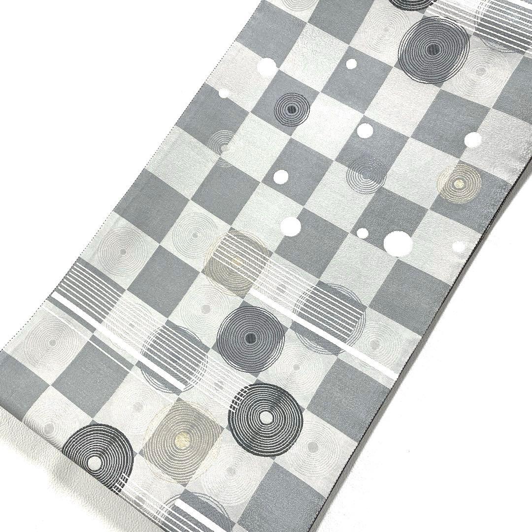 帯6524 ○高級 正絹 両面全通 リバーシブル 袋帯 - メルカリ