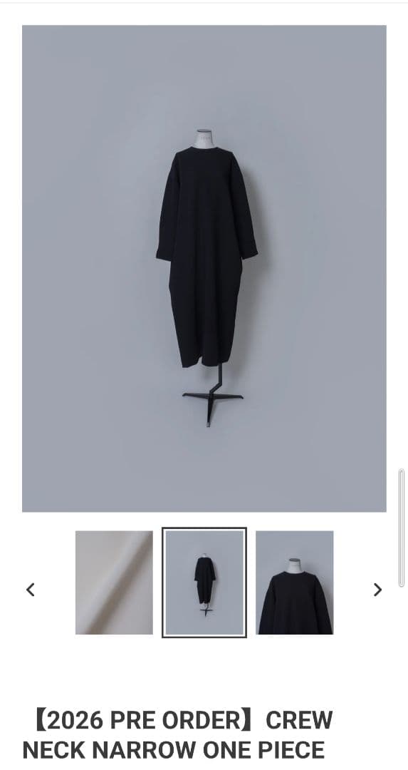 ローヘン lohen CREW NECK NARROW ONE PIECE - メルカリ