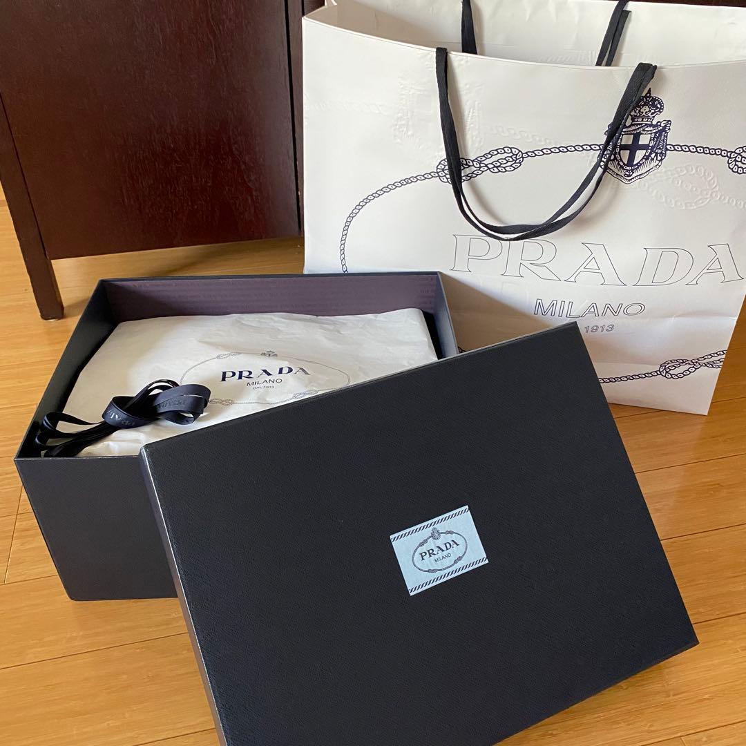 PRADA プラダ 空箱 ギフトボックス 紙袋 リボン 4点セット - メルカリ