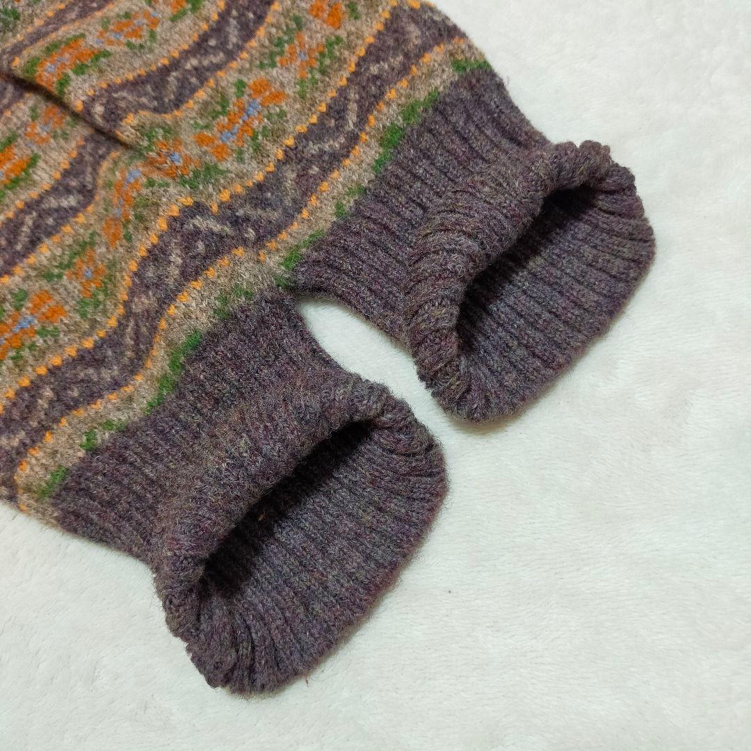 美品 90S ポロラルフローレン フェアアイル柄 シェットランドウール ニット