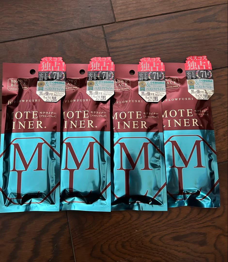 フローフシ モテライナー リキッド ブラウン ブラック 4本セット フローフシ モテライナー リキッド ブラウン ブラック 4本セット