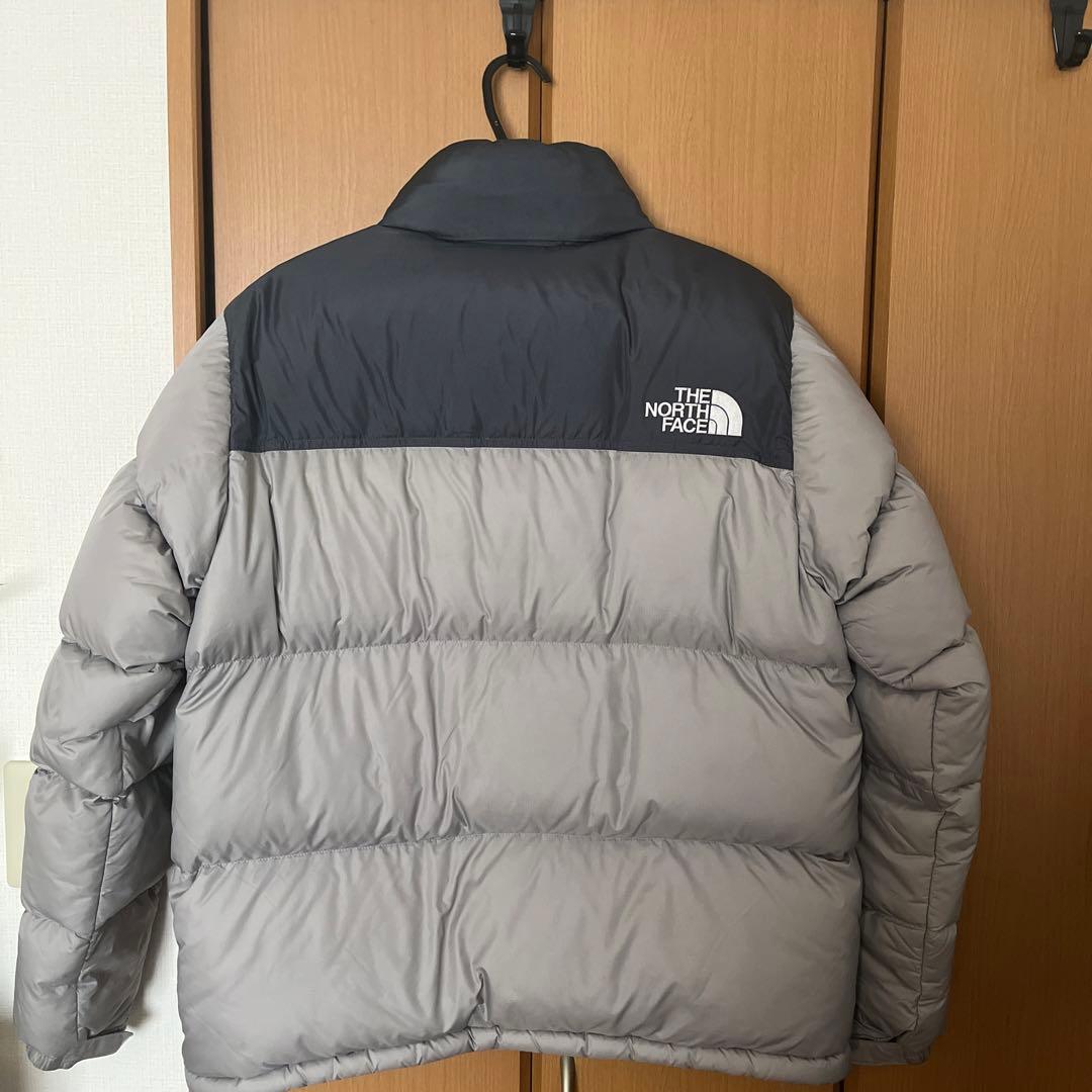 大人気サイズ】ノースフェイス ヌプシ ダウンジャケット グレー XL
