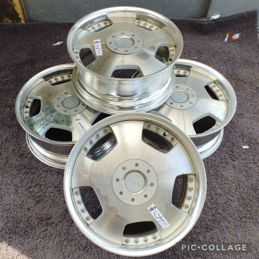 日本製。WORK ユーロライン 18インチ×7.5J +42 PCD114.3 - メルカリ