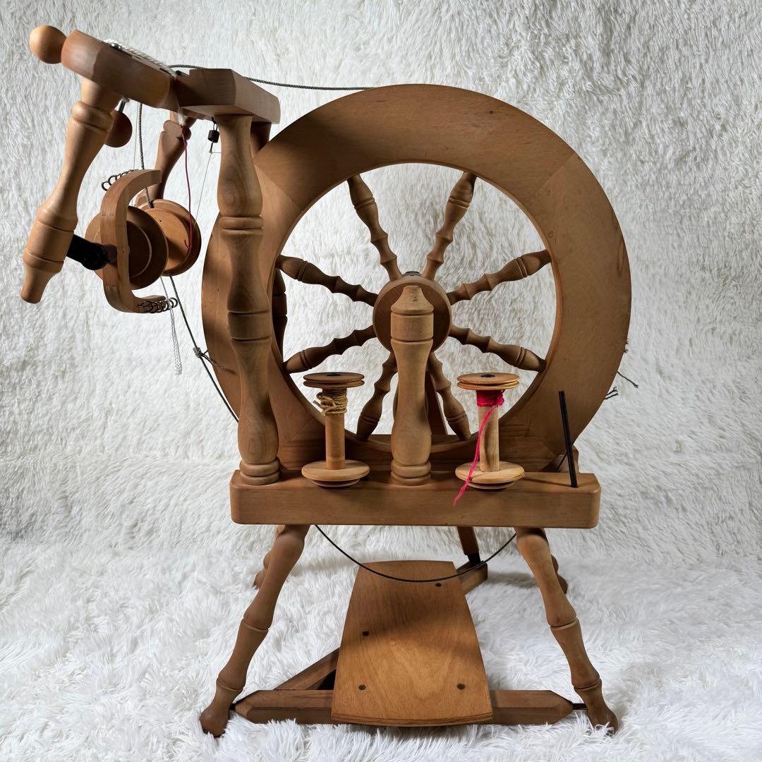 希少✨アシュフォード ASHFORD 紡ぎ車 糸車 アシュフォード紡ぎ車 トラディショナル ダブル（組立/調整済） - 紡ぎ
