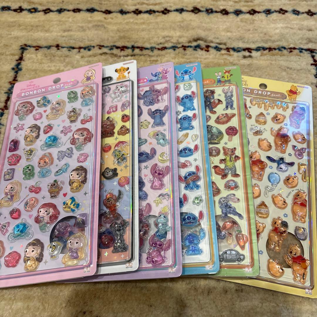 ディズニーボンボンドロップシール6パックセット 楽天市場】サンスター文具 ボンボンドロップシール [M便 1/6
