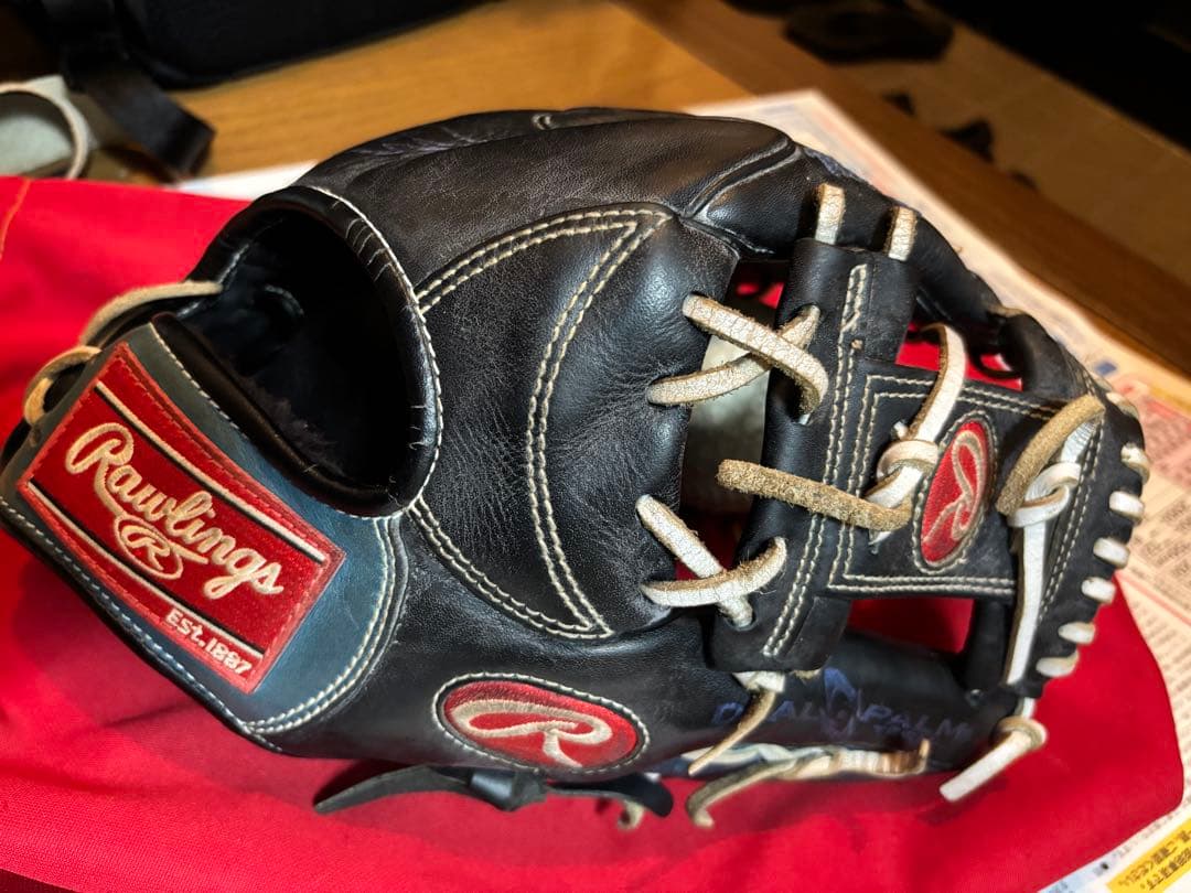 EKBH-29 ローリングスグラブ青黒2色一般軟式用 新品】 ローリングス 軟式グローブ / オールラウンド用 型付け済み