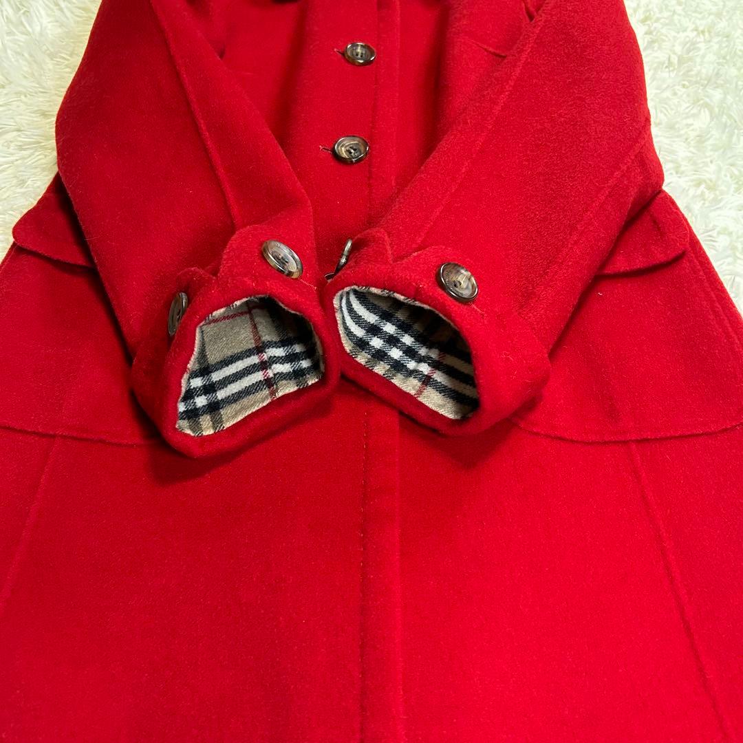 バーバリーロンドン カシミヤ ダブルフェイス ロングコート ノバ