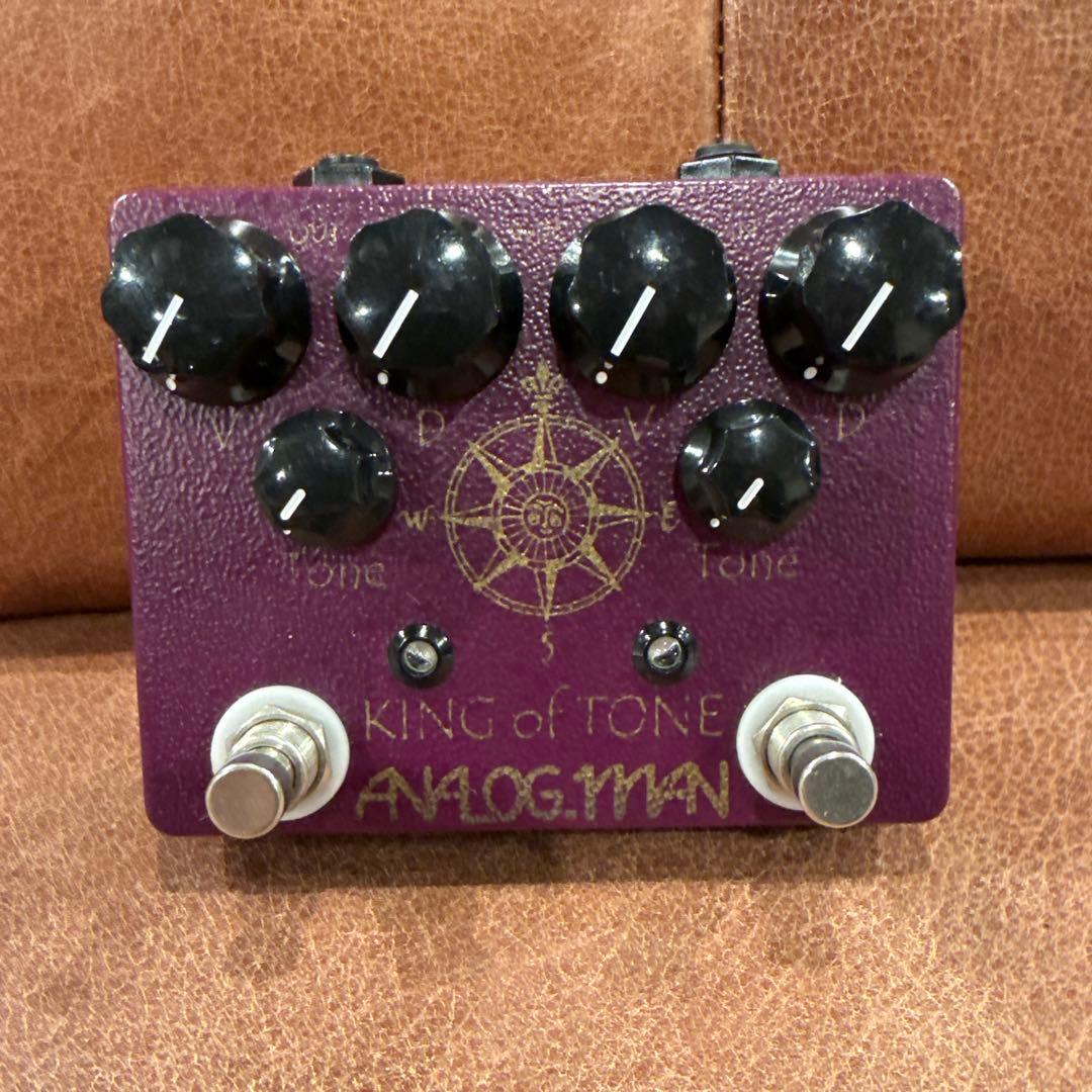 ギター Analogman King of Tone ver.4 Analogman King of Tone V4 with Red Side High Gain Option and Mode