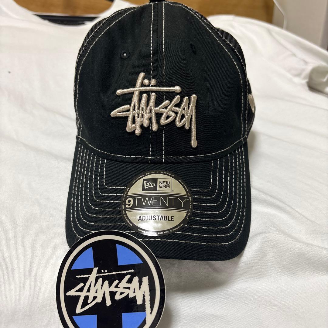 Stussy 9TWENTY ブラックキャップ - メルカリ