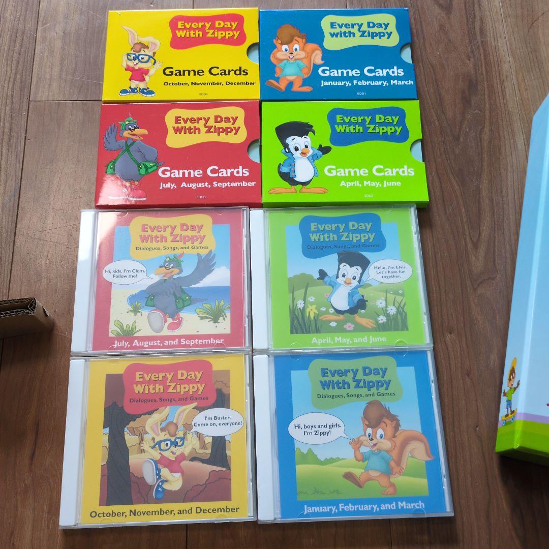 Zippy English for Kids DVD ゲームカードセット - メルカリ