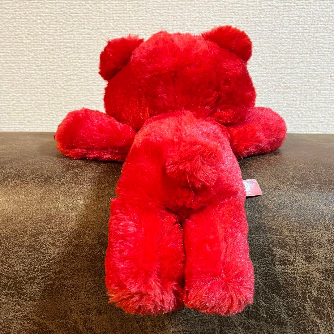 グルーミー ぬいぐるみ チャックス ふわふわ 赤 レッド 爪 イタズラ