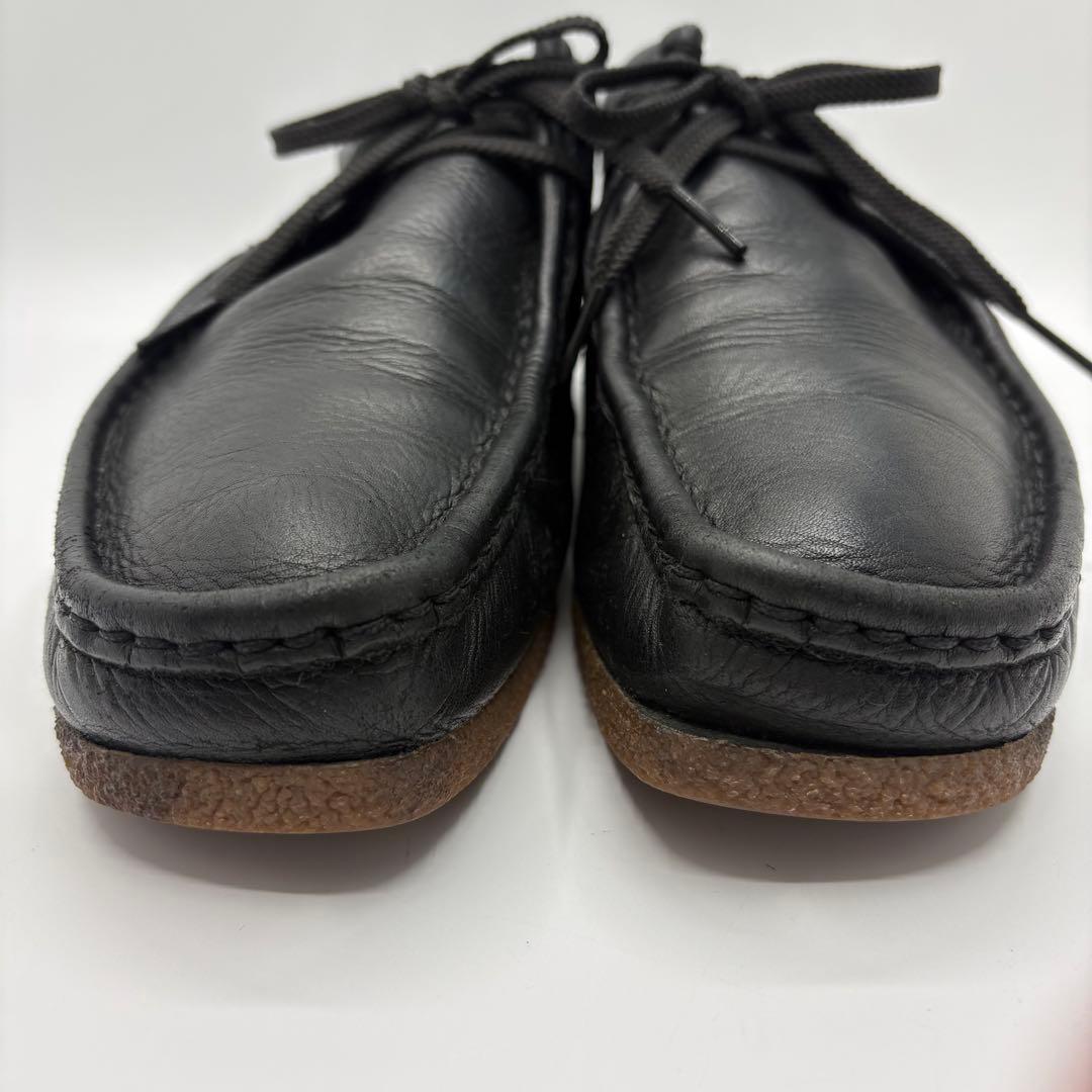 【Clarks】シェイカーⅡラン ワラビー モカシン 26.5cm 黒 軽量