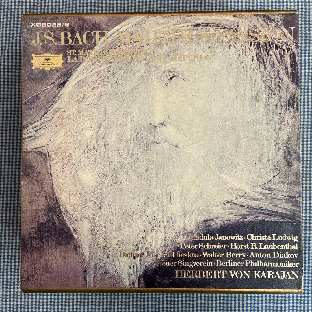 【4トラックテープ】JSバッハ/マタイ受難曲BWV244 カラヤン指揮/BPO 4トラックテープ】JSバッハ/マタイ受難曲BWV244 カラヤン指揮/BPO CD