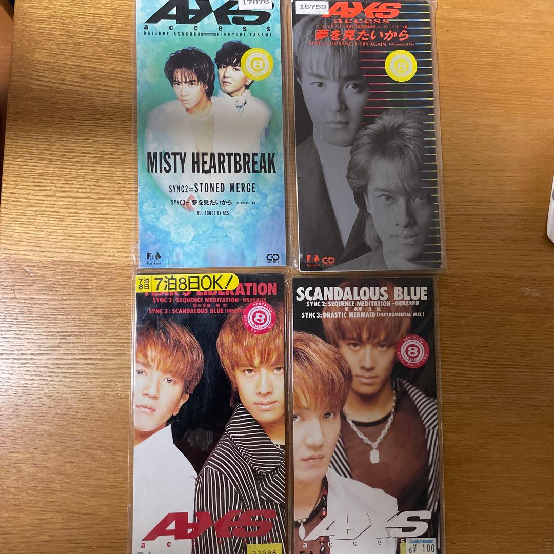 access 貴水博之 浅倉大介 アクセス 8cm CD4点セット - メルカリ